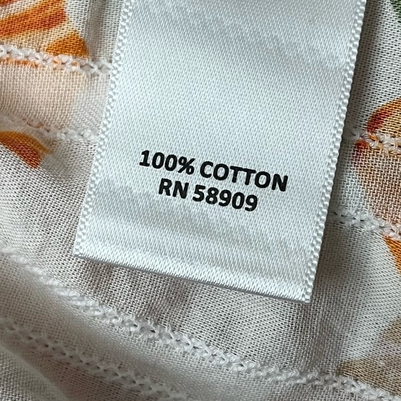 Allison Daley Floral Hawaiian Blouse PL Beach Coastal Festival Boho Cruise - Picture 7 of 9